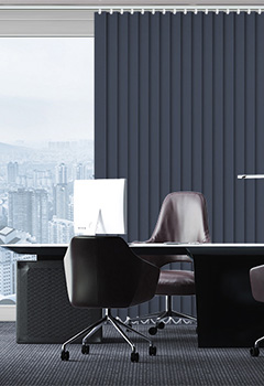 UniVert Navy Office Blind