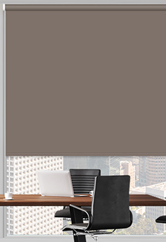 UniShade Chocolate Blockout Shade Office Blind