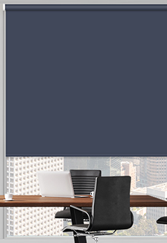 UniShade Navy Blockout Shade Office Blind