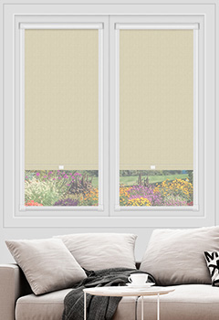 Bella Butter Blockout No Drill Perfect Fit Blackout Blind