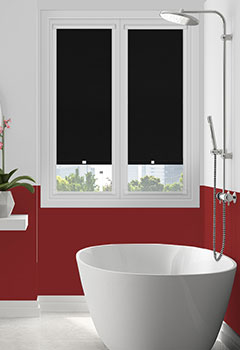 Unilux Black PVC Blockout Perfect Fit Blackout Blind