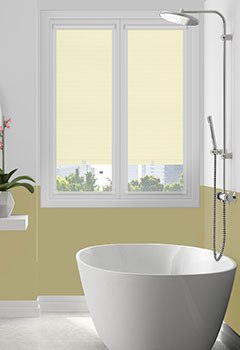 Unilux Butter PVC Blockout Perfect Fit Blackout Blind