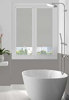 Unilux Grey PVC Blockout Perfect Fit Blackout Blind