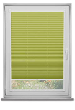 Duopleat Blackout Green Perfect Fit Pleated Blind