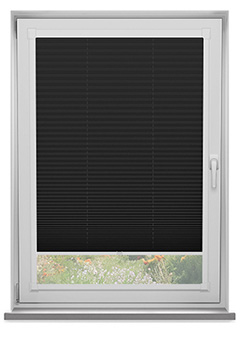 Duopleat Blackout Slate Grey Perfect Fit Pleated Blind