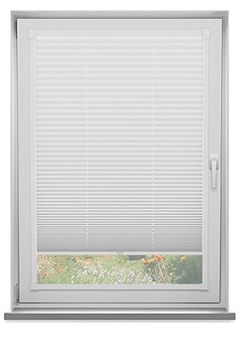 Duopleat White Perfect Fit Pleated Blind