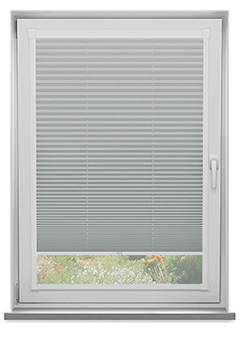 Santiago Grey Perfect Fit Pleated Blind