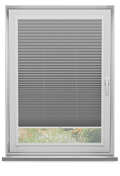 Tobias Grey Perfect Fit Pleated Blind