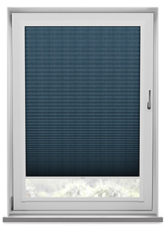 Blenheim Indigo Blockout Perfect Fit Pleated Blind