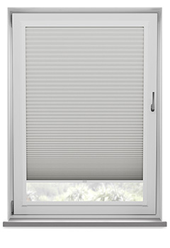Blenheim Snowdrop Blockout Perfect Fit Pleated Blind