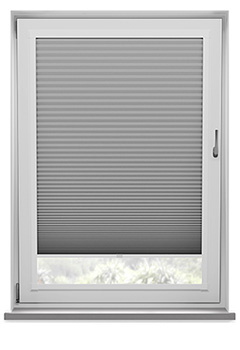 Lexington Dove Grey Blockout Perfect Fit Pleated Blind