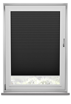 Lexington Onyx Blockout Perfect Fit Pleated Blind