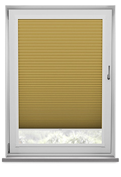 Lexington Saffron Blockout Perfect Fit Pleated Blind