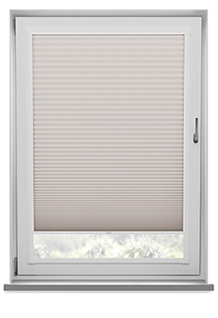 Lexington Taupe Blockout Perfect Fit Pleated Blind