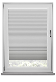 Soho Oyster Blockout Perfect Fit Pleated Blind