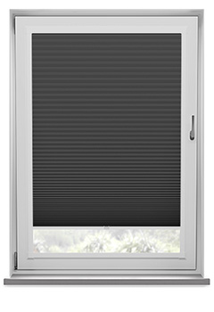 Bowery Anthracite Dimout Perfect Fit Pleated Blind