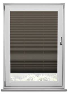 Kana Chocolate Dimout Perfect Fit Pleated Blind