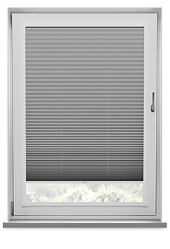 Kana Obsidian Black Dimout Perfect Fit Pleated Blind