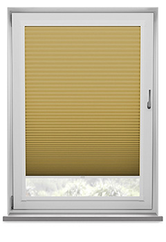 Lexington Saffron Dimout Perfect Fit Pleated Blind