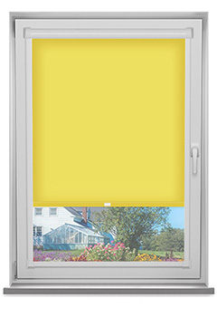 PF Polaris Chartreuse Dimout Perfect Fit Roller Blind