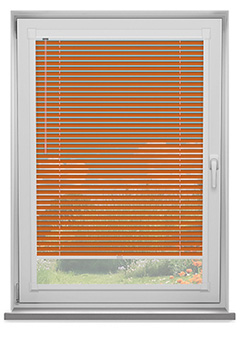 Orange Matt Perfect Fit Venetian Blind