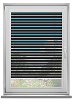 25mm Black Perfect Fit Venetian Blind