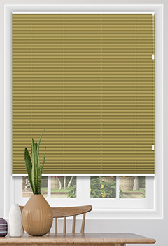 Lexington Saffron Blockout Pleated Blind
