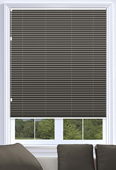 Tribeca Grey Dawn Blockout Pleated Blind