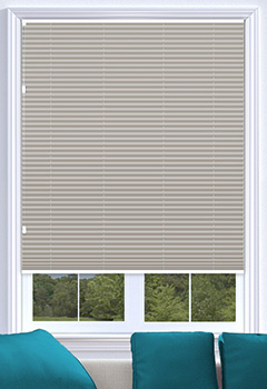 Astoria Stone Freehanging Pleated Blind