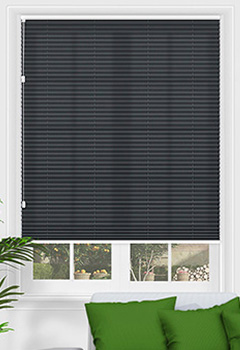 Lexington Anthracite Freehanging Pleated Blind
