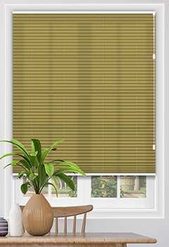 Lexington Saffron Freehanging Pleated Blind