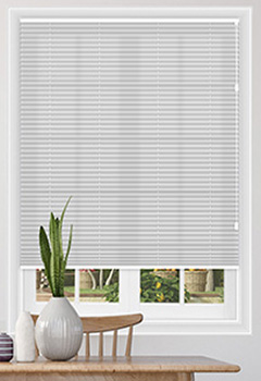 Lexington White Freehanging Pleated Blind