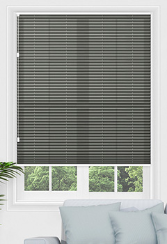 Scandi Charcoal Freehanging Pleated Blind