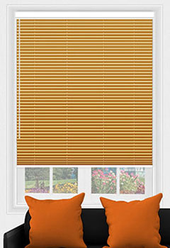 Blenheim Ochre Blockout V05 Pleated Blind