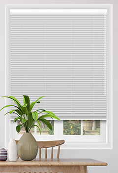 Lexington White Blockout V05 Pleated Blind
