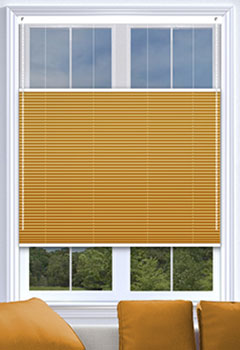 Blenheim Ochre Blockout V06 Pleated Blind