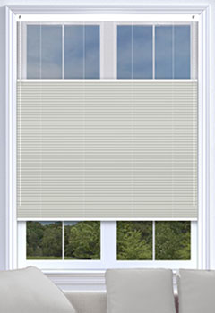 Blenheim White Mist Blockout V06 Pleated Blind