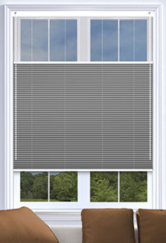 Lexington Grey Blockout V06 Pleated Blind
