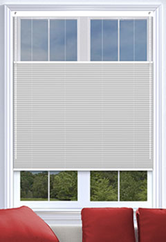 Lexington White Blockout V06 Pleated Blind