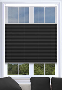 Soho Midnight Blockout V06 Pleated Blind