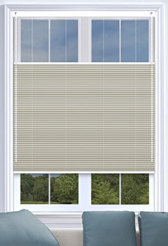 Tribeca Oatmeal Blockout V06 Pleated Blind