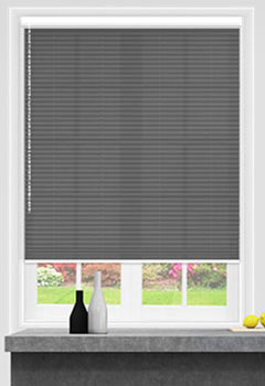 Bowery Anthracite Dimout V05 Pleated Blind