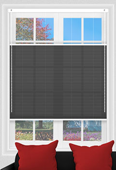 Bowery Anthracite Dimout V06 Pleated Blind