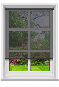 Voile Dark Grey Roller Blind