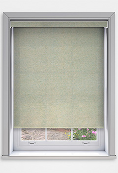 Ennis Duck Egg Dimout with Cassette Roller Blind