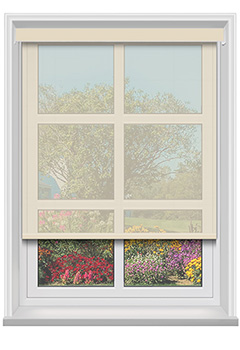 Hayden Honey Sheer with Cassette Roller Blind