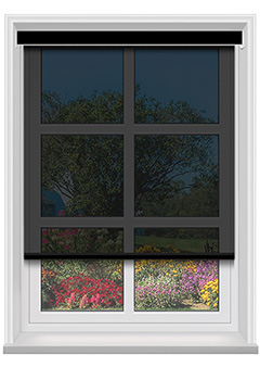 Hayden Midnight Sheer with Cassette Roller Blind