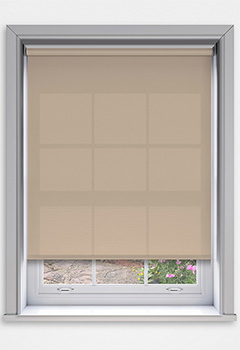 Splash Cashew Dimout Roller Blind