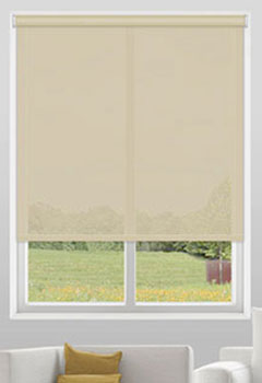 Made To Measure Textured Sheer Complete Roller Blind Cream Solice Lace 