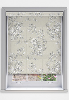 Tallulah Stone Dimout with Cassette Roller Blind
